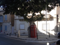 British phone box