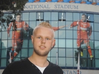 Malta in front of the National Stadium