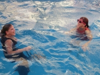 Teachers in the pool!