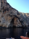 entrance of the blue grotto