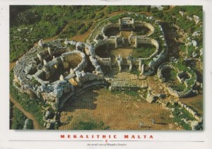 Temples of Ggantija in Malta 