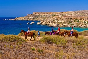 horse riding winter malta