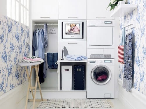 photo of a laundry room