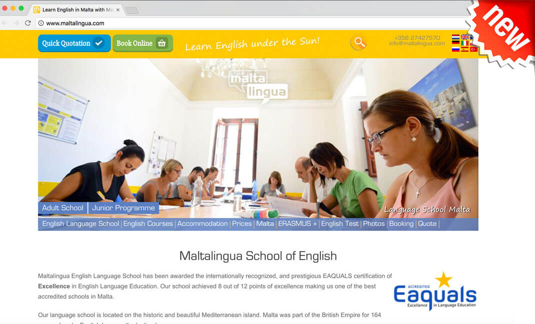 2017 New Maltalingua Website