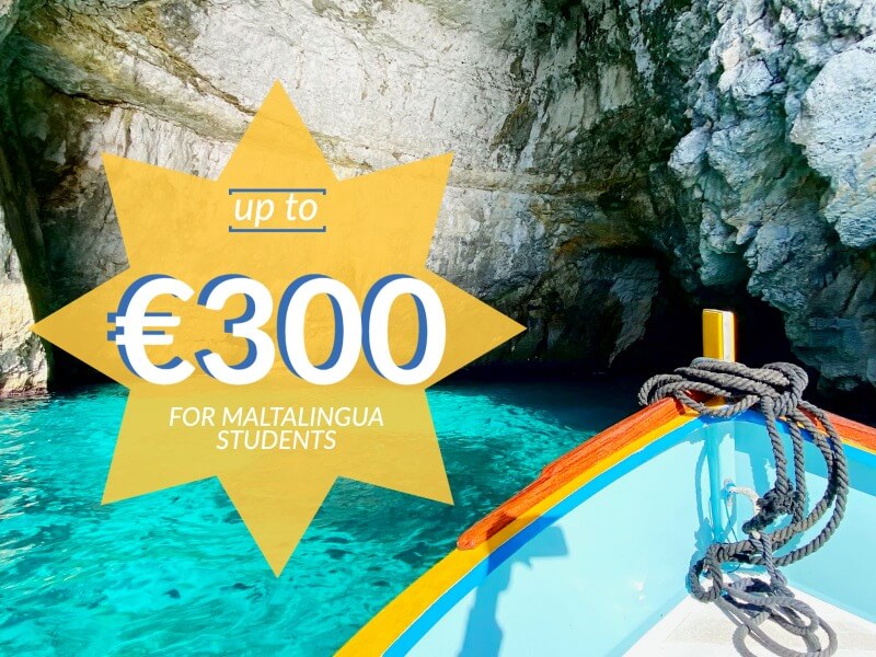 €300 for Maltalingua Students