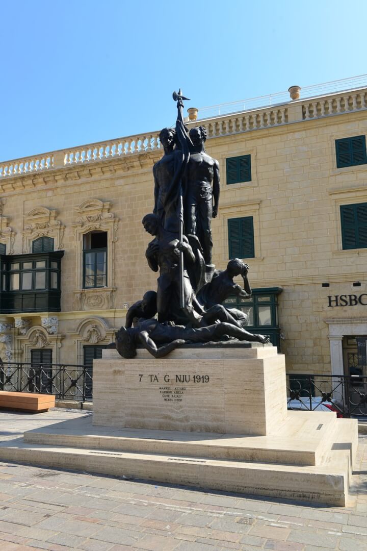 The Monument in Valletta