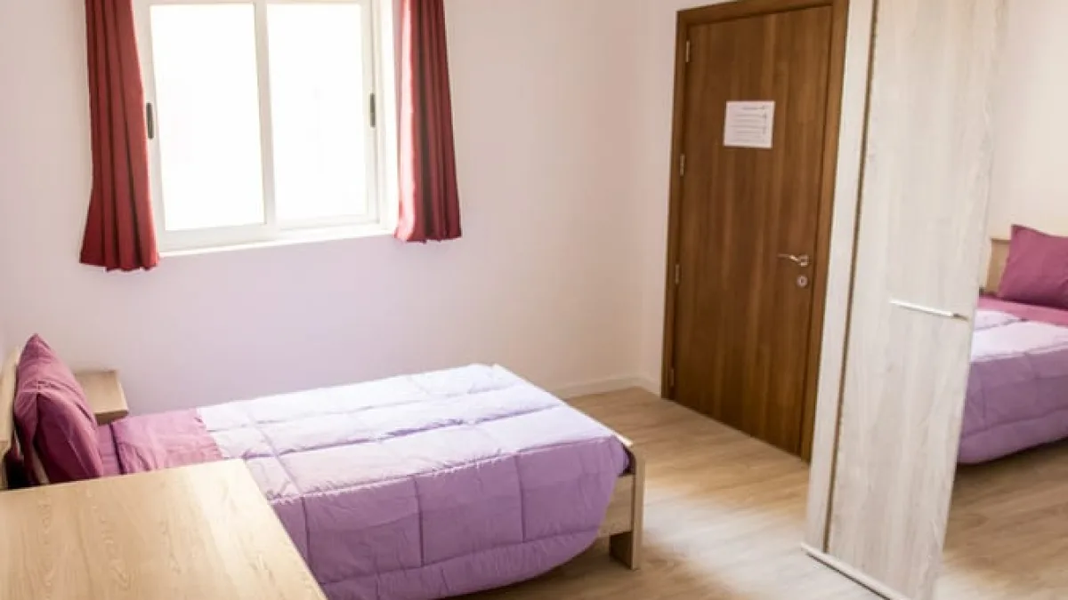 A private single room in a Maltalingua school apartment in St Julian's, Malta